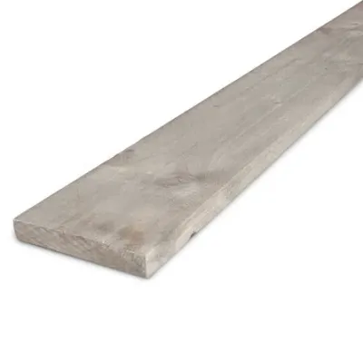 Gray impregnated fine-sawn scaffolding wood