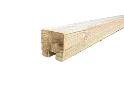 Slotted post end post