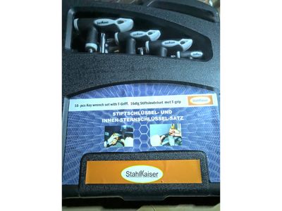 ​Set de Clés Inbuses et Torx avec Poignée T – 16 pièces