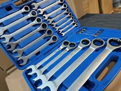 Stahlkaiser Ratchet Ring Spanner Set 22-piece 6-32mm Metric
