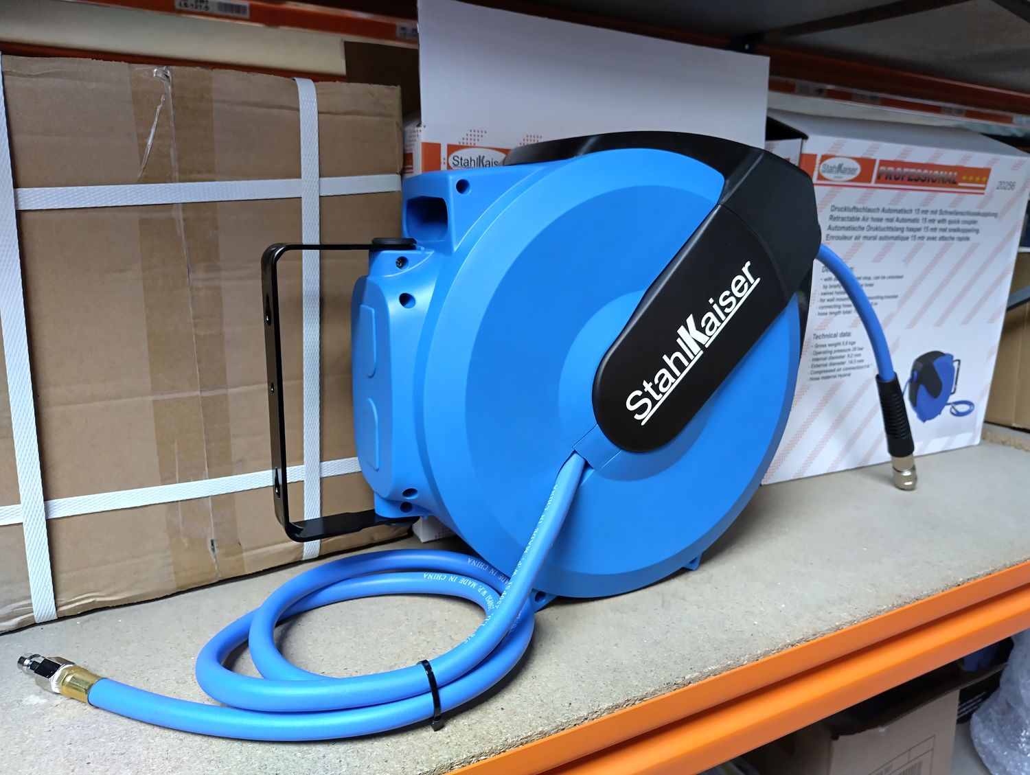 ​Stahlkaiser Air Hose Reel 15 Meter – Automatic Rewind