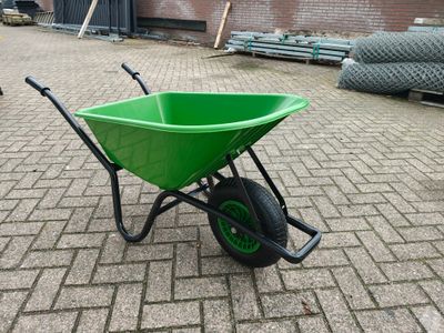 Kruiwagen 90 liter met kunstof bak