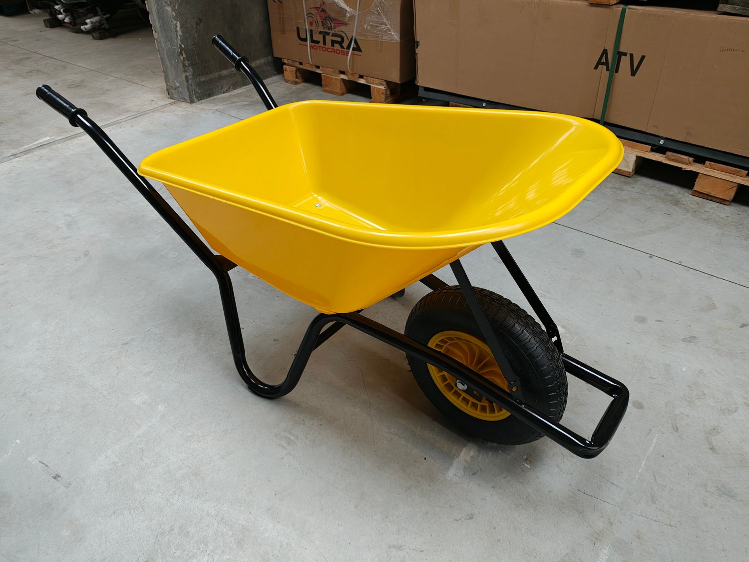 Kruiwagen kunststof bak 90 liter