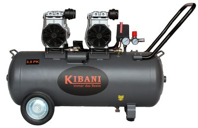 Compressor olievrij 100 liter geluidsarm
