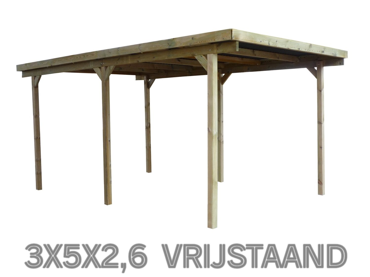 Freestanding carport 500x300x270 cm
