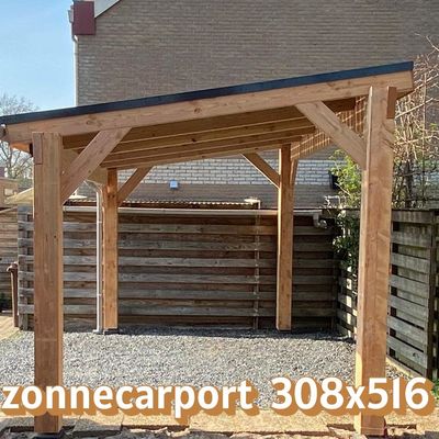 Carport 308x516x290 cm suitable for solar panels