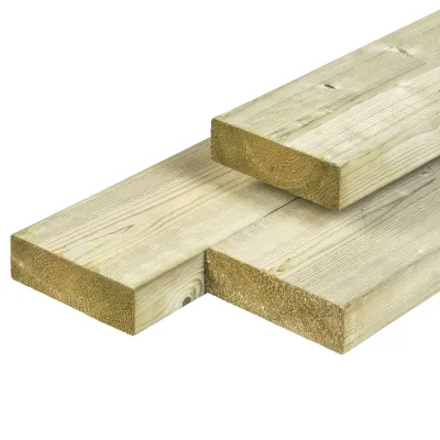 40 x Beam impregnated pine 4.5x14.5x330 cm.