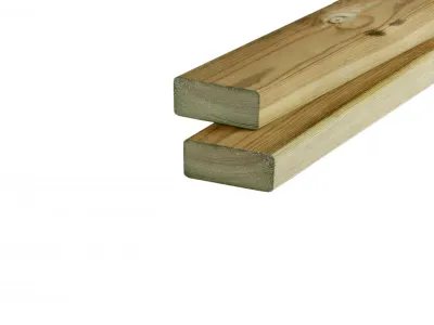 60 x Beam, impregnated pine, 4.5x9.5x300 cm.
