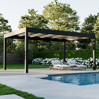 Pinela Glass 6016x4000 zwart Vrijstaand