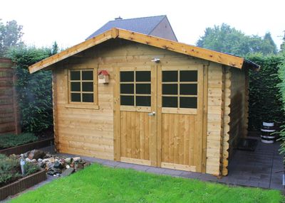 tuinhuis chimay geimpregneerd gratis levering aan huis
