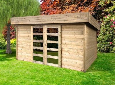 tuinhuis Stockholm geimpregneerd gratis levering aan huis