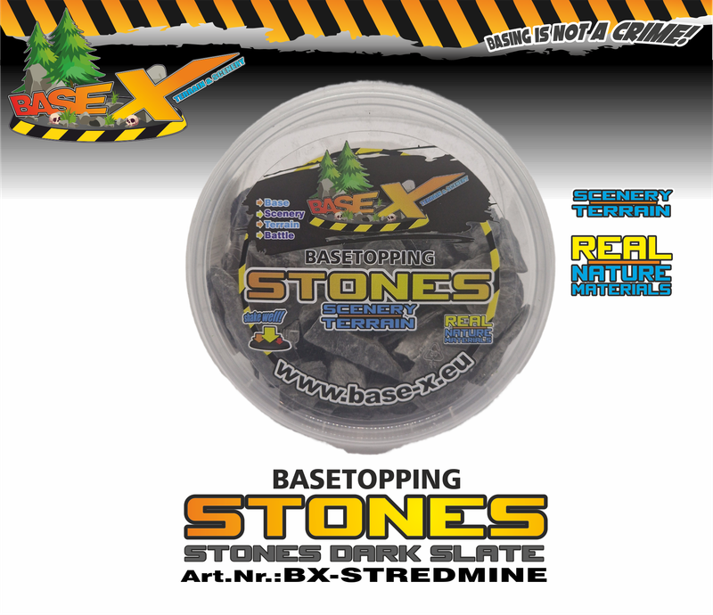 Basetopping: STONES DARK SLATE (150g)