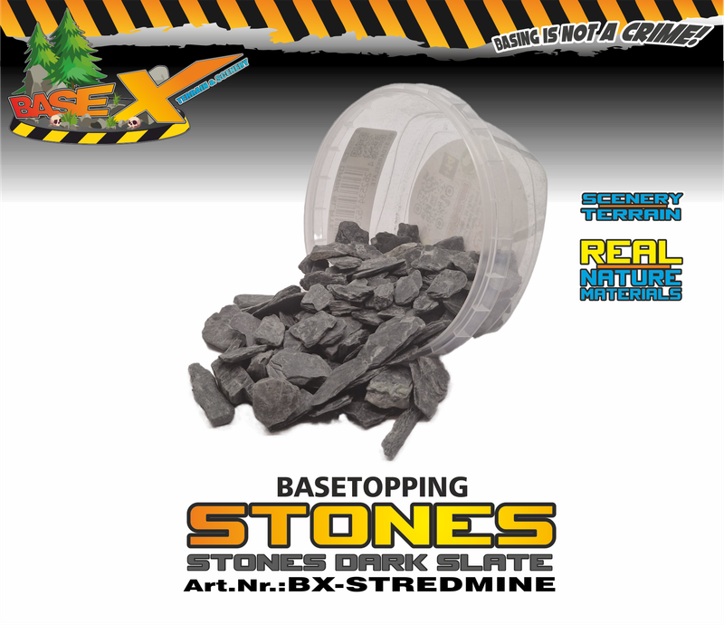 Basetopping: STONES DARK SLATE (150g)
