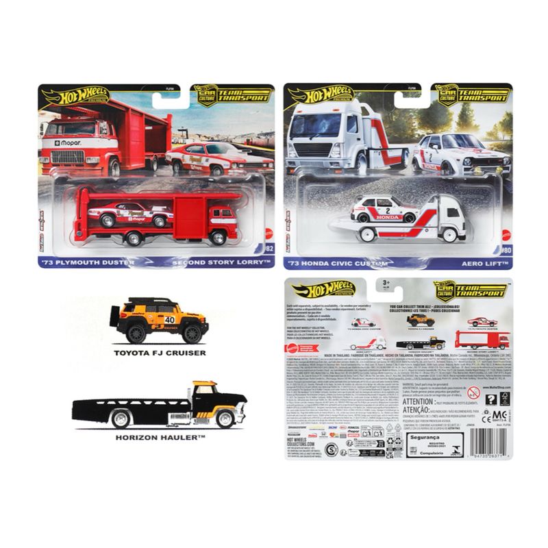 (Preorder) Hot Wheels 1:64 Team Transport 2025 G Case Assortment