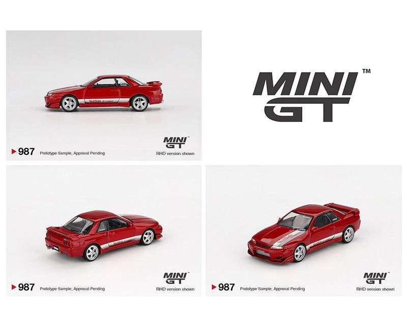 (Preorder) Mini GT 1:64 Nissan Skyline GT-R (R32) VeilSide Combat C-I – Gem Red