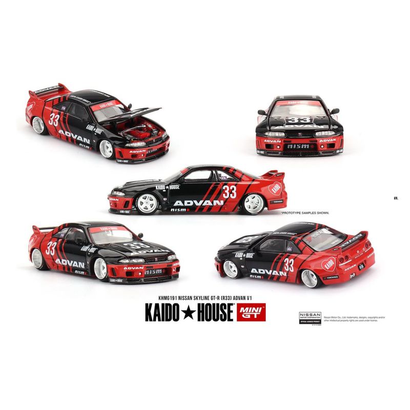 (Pre-order) NISSAN SKYLINE GT-R (R33) ADVAN V1Kaido