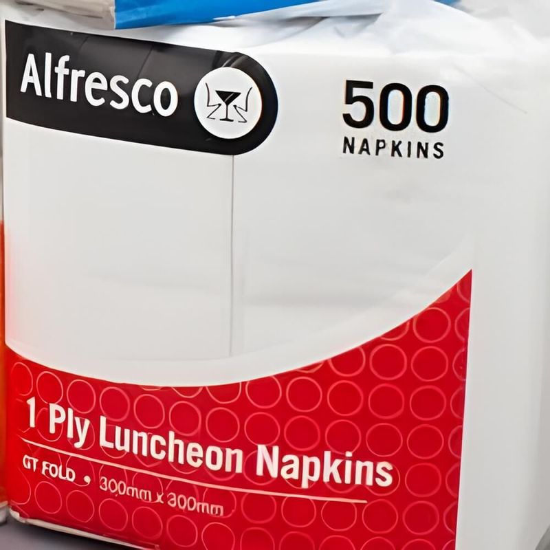 1Ply White GT Fold Napkins 3000 T1N1LW-GT