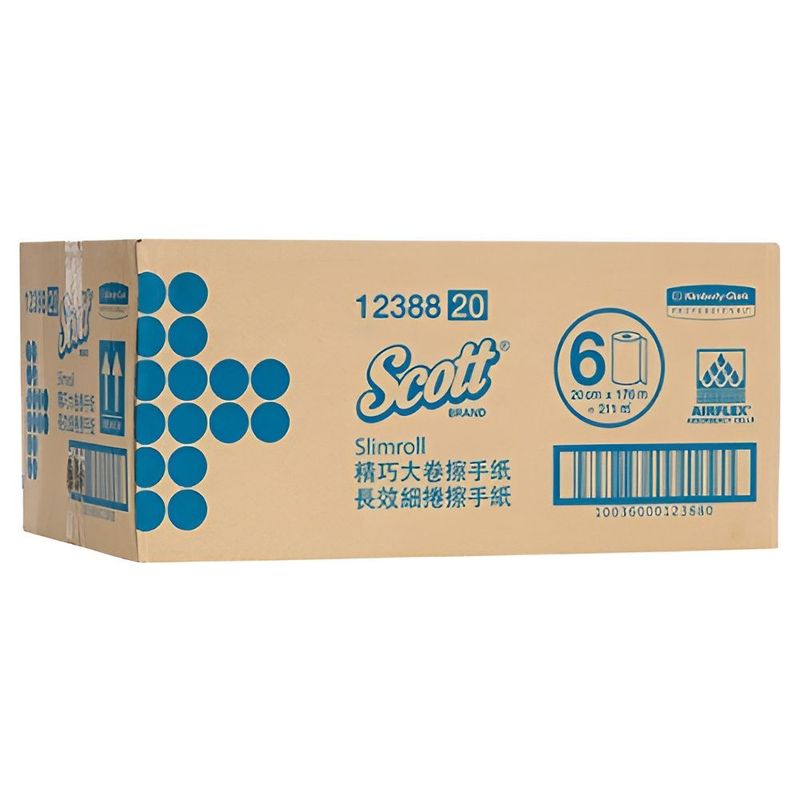 12388 Scott Slim roll hand towel 176 mtr 6 rolls
