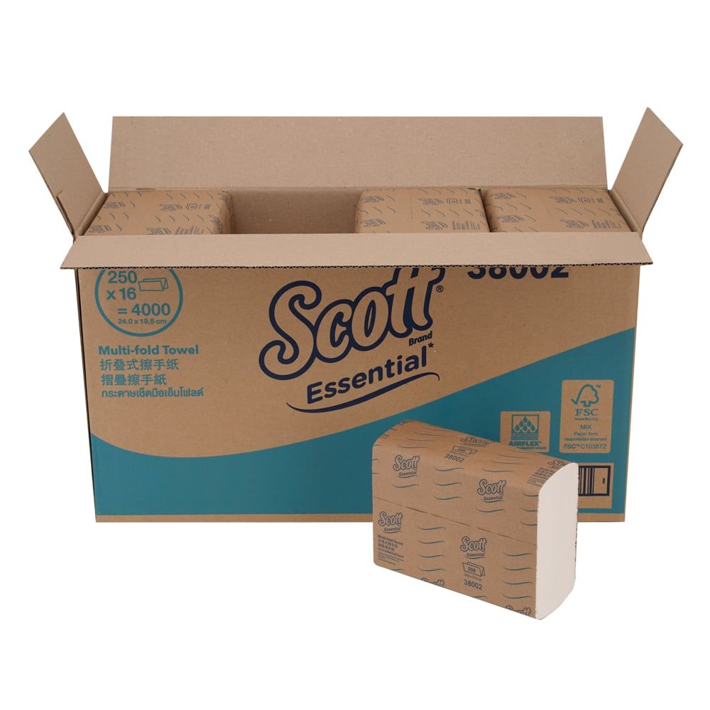 SCOTT ESSENTIAL® Multifold Paper Towels 38002