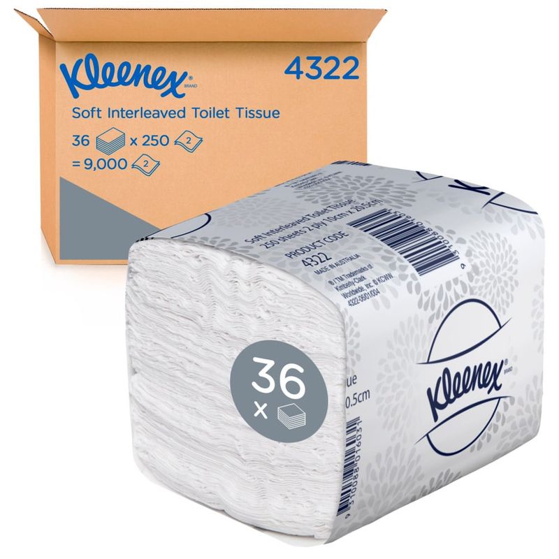 KLEENEX® Soft Interleaved Toilet Tissue 4322