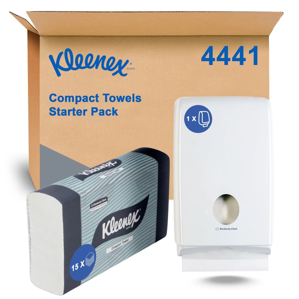 KLEENEX® Compact Towels Starter Pack 4441