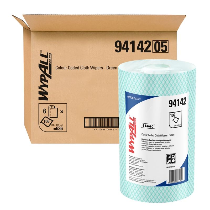 WYPALL® Colour Coded Wipers, Cleaning Wipers CHUX