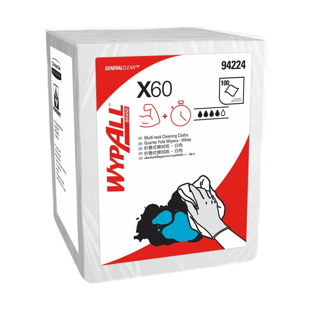 WYPALL® X60 Single Sheet Wipers 94224