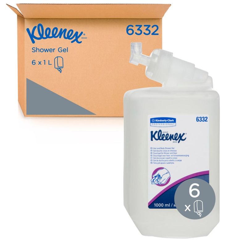 KLEENEX ® Hair & Body Shower wash 6332