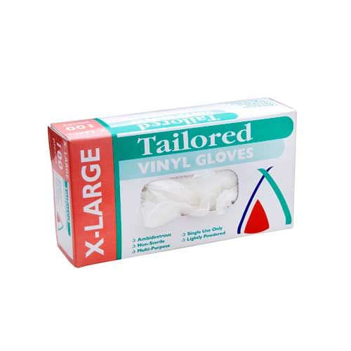 Natural Vinyl Gloves - Lightly Powdered