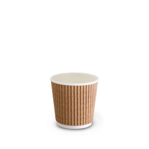 4 oz Nat Brown Triple Wall coffee cup