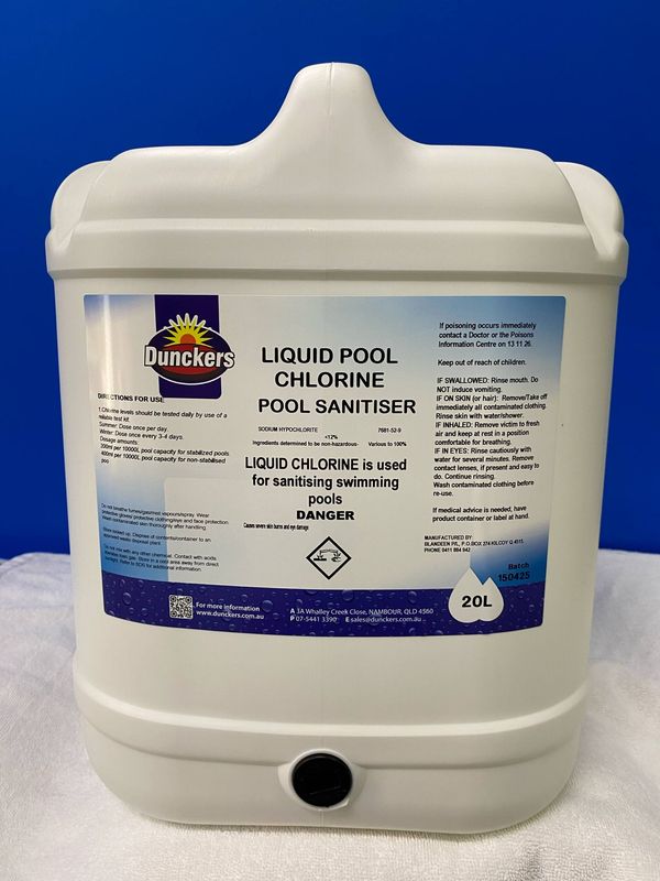 Liquid Chlorine 20L