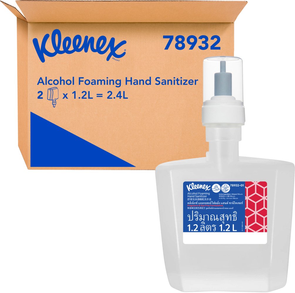 KLEENEX® Alcohol Foam Hand Sanitiser 1.2L 78932