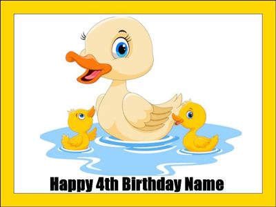 Yellow Duck Edible Icing Cake & Cupcake Decorations (4 Sizes) Yellow Duck Edible Icing Cake & Cupcake Decorations (4 Sizes)