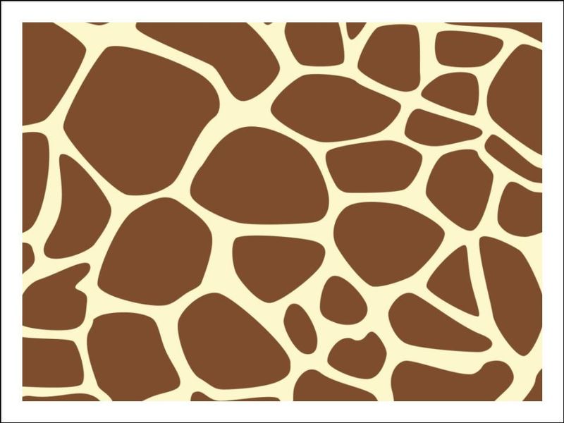 Giraffe Print Edible Icing Cake Wraps – Animal Cake Toppers - 3 Sizes