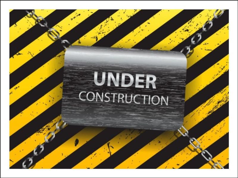 Construction Zone Edible Icing Cake Wraps/Pattern Decorations (2 Sizes Available)