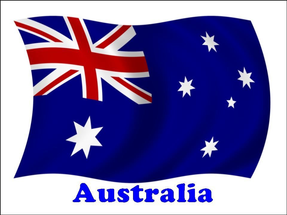 Australian Flag Edible Icing Cake & Cupcake Decorations