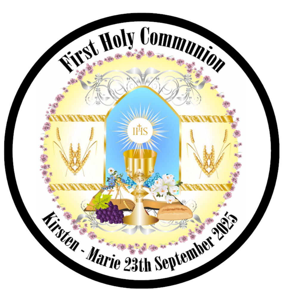 First Holy Communion Edible Icing A3 Cake Decorations
