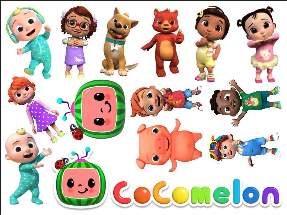 Cocomelon Edible Icing Cake Toppers Cut-Outs – Party Fun!