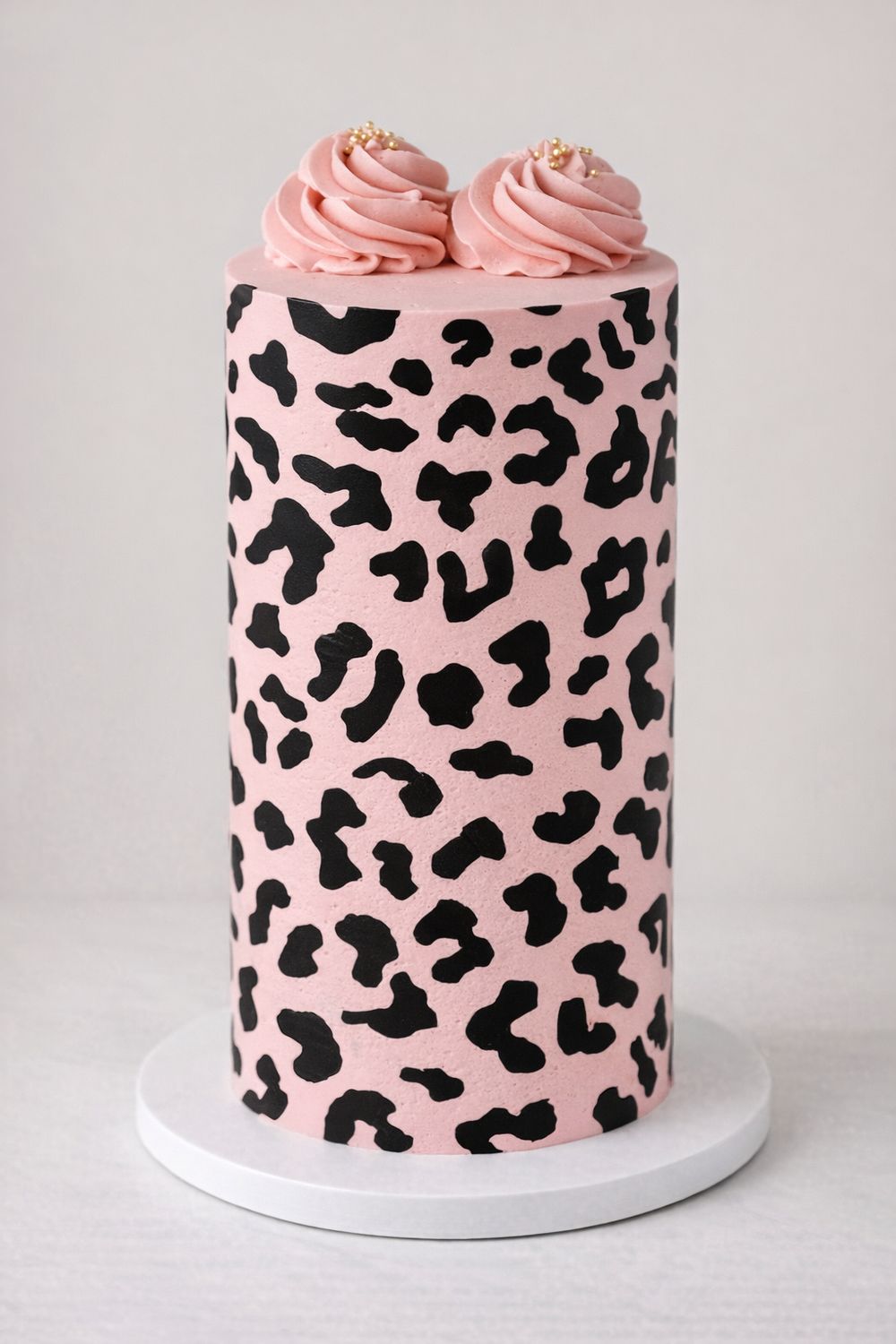 Cheetah Pattern Edible Icing Cake Toppers & Wrap Designs
