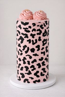 Cheetah Pattern Edible Icing Cake Toppers & Wrap Designs Cheetah Pattern Edible Icing Cake Toppers & Wrap Designs