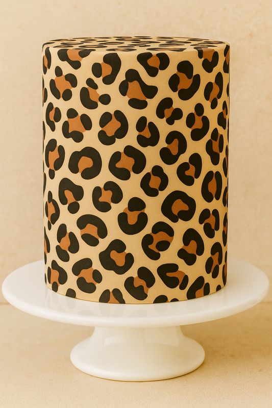 Leopard Print Cake Topper – Edible Cake Wrap Design - Icing - 3 Sizes Leopard Print Cake Topper – Edible Cake Wrap Design - Icing - 3 Sizes