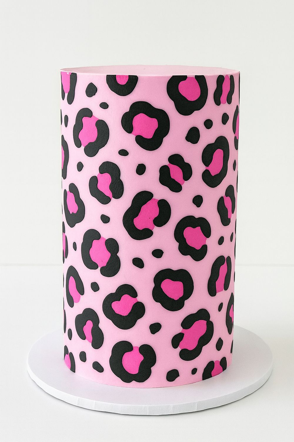 Leopard Print Cake Topper – Edible Cake Wrap Design - Icing - 3 Sizes