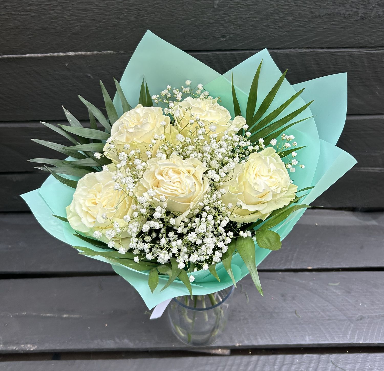 Bouquet With White Roses