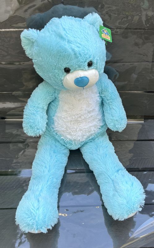 Τ01--Light Blue Teddy (80cm)