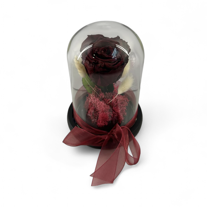 F20 - Bordo Forever Rose in glass