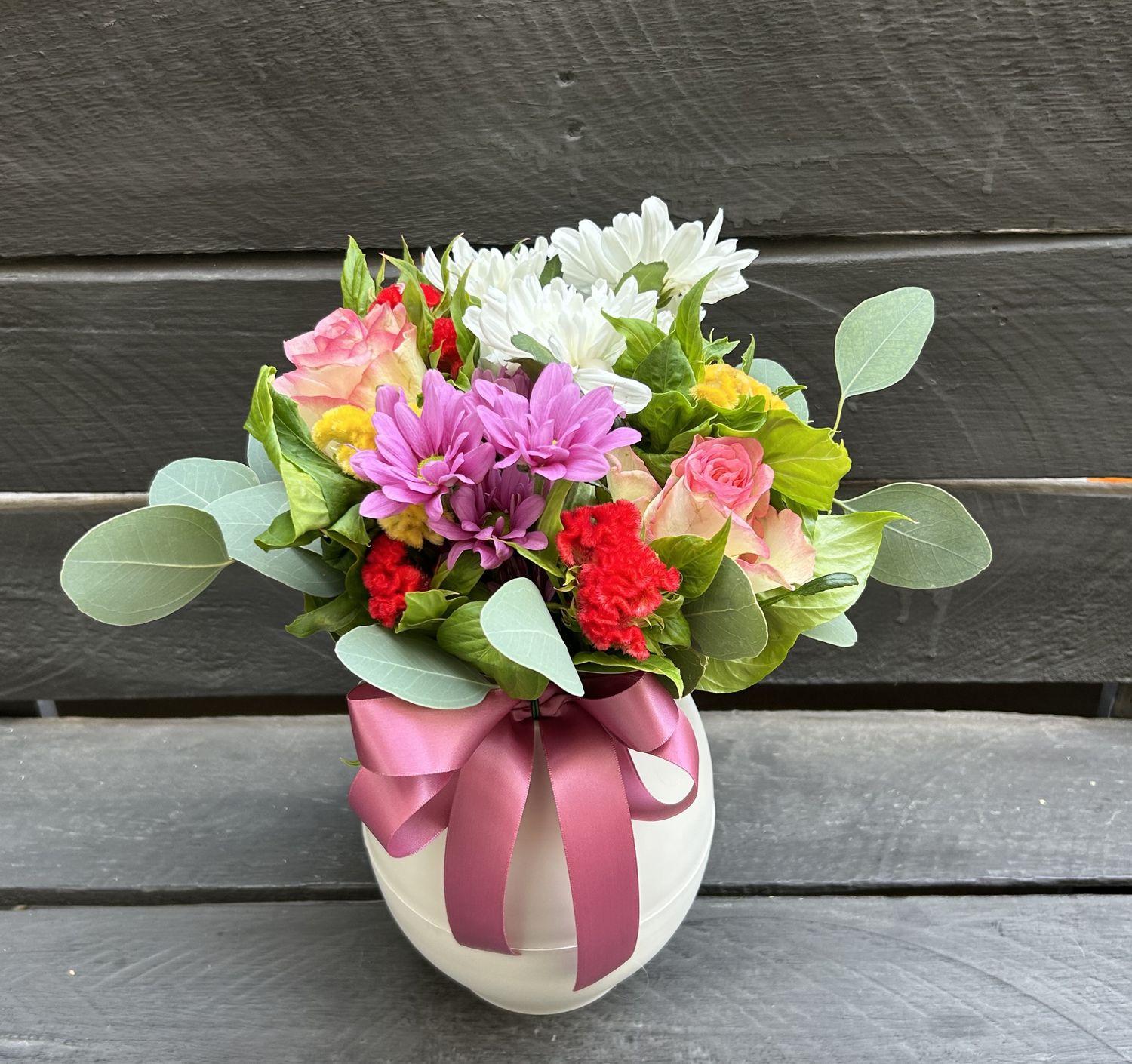 M04 - Mixed Flowers in a pot
