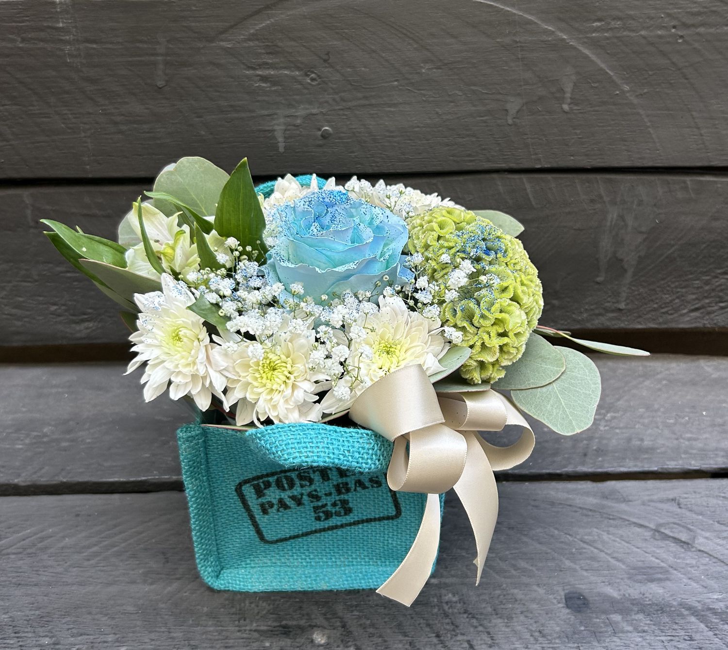 M05 - Mixed Flowers with glitter in a bag