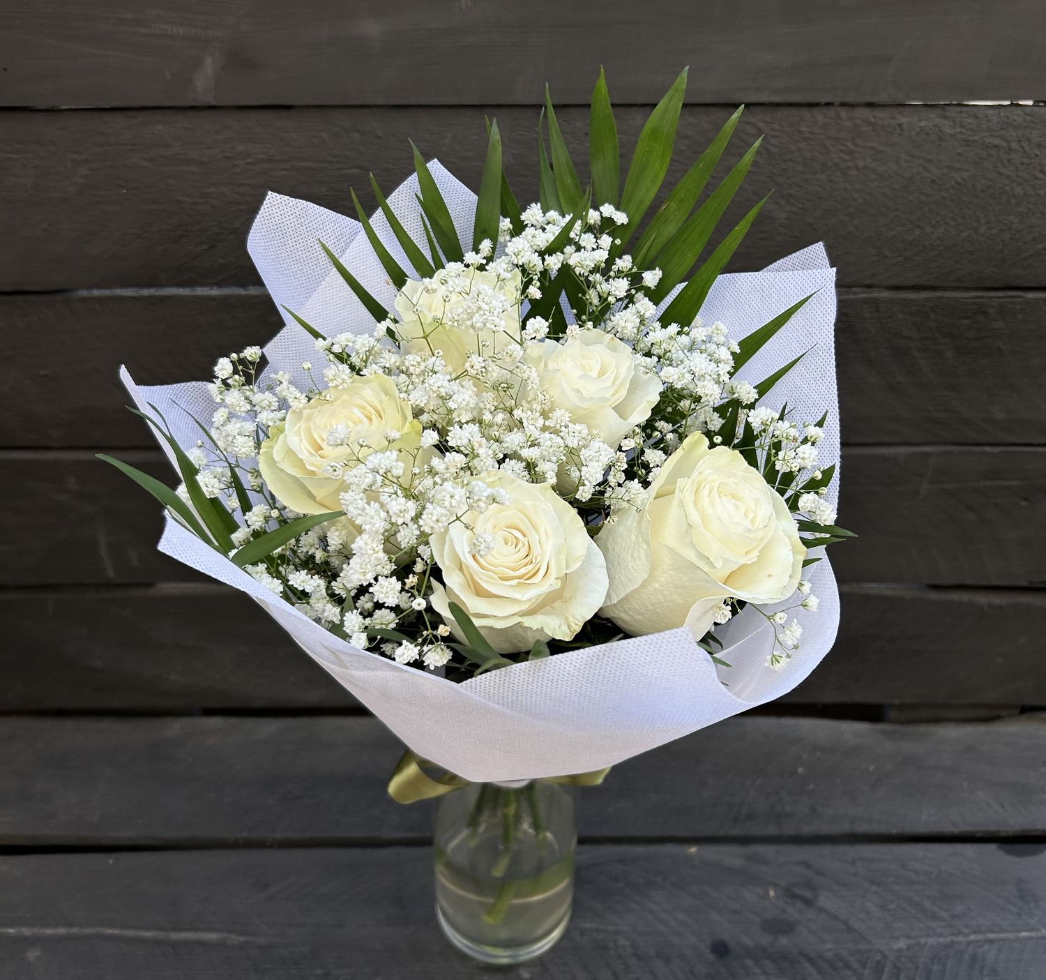 Bouquet With White Roses