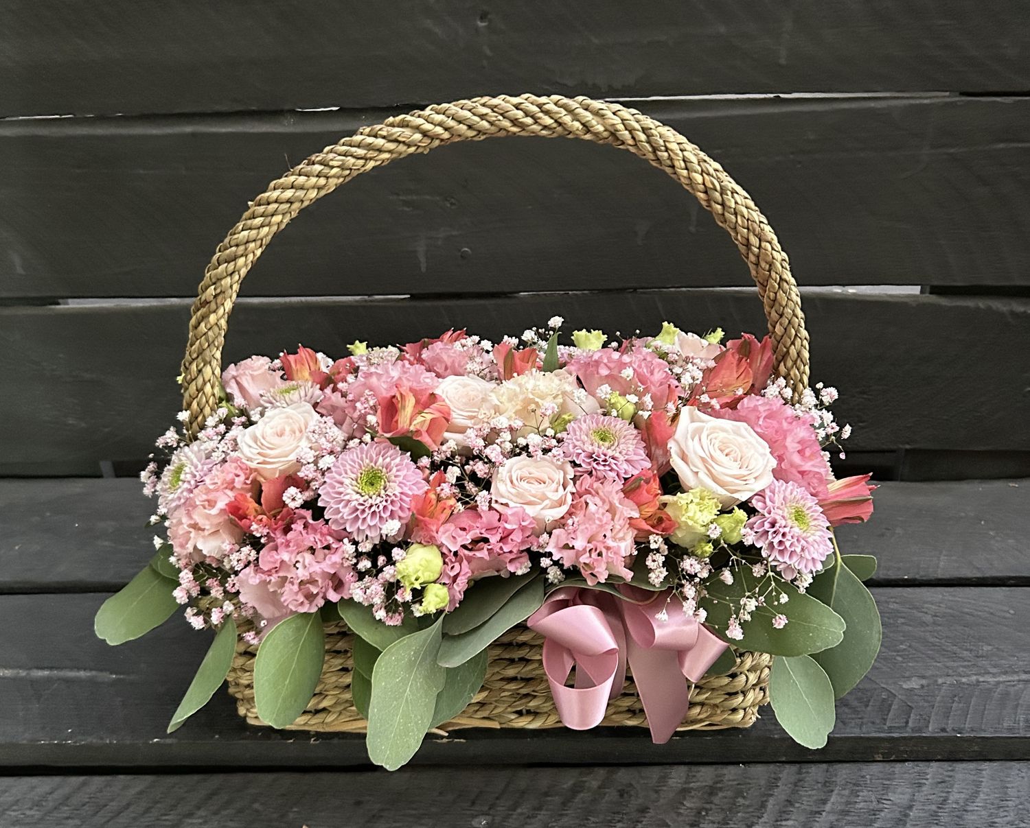 M10 - Mixed Flowers in a basket