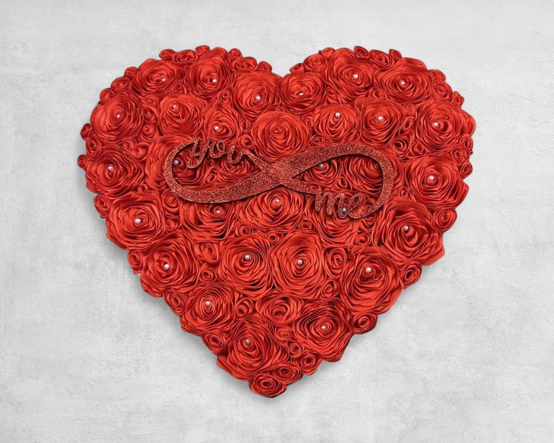 Red Handmade Heart (32x29cm)